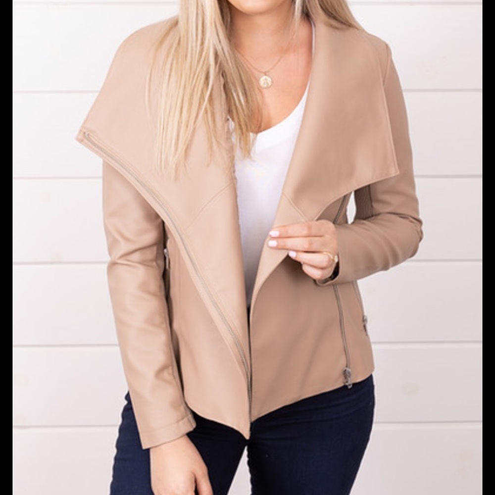BB Dakota Chic Street Faux Leather Jacket